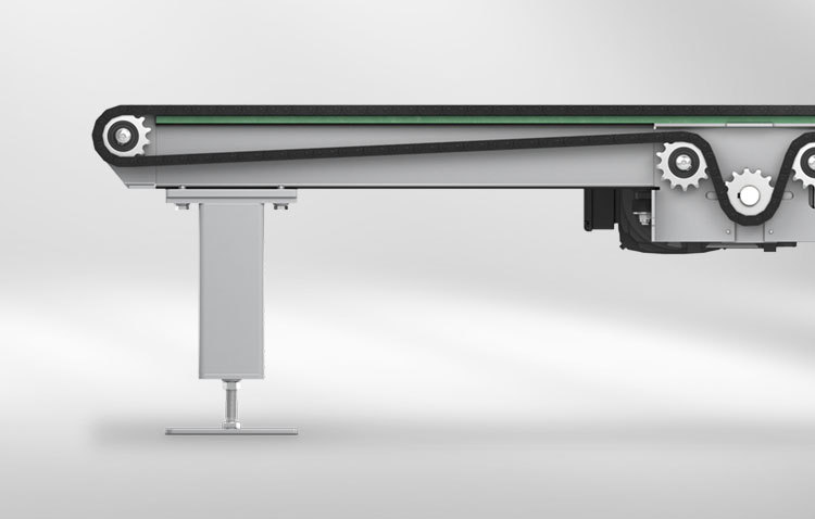 Kettenförderer, Seitenansicht Kettenförderer