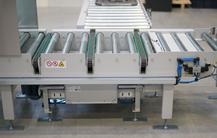 Ausschleuser Mit Pneumatischen Balgzylinder