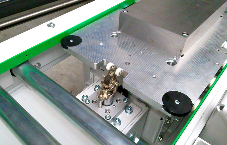 Rollenförderer rollen stopper